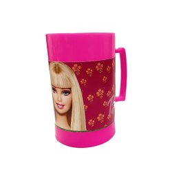 Kit Infantil Barbie C/ 1 Maletinha + 1 Copo + 1 Mini Toalha - 4