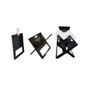 Ver imagem 3 de Churrasqueira Portátil Dobrável Inox Carvão Camping