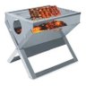 Churrasqueira Portátil Dobrável Inox Carvão Camping - 2