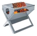 Ver imagem 1 de Churrasqueira Portátil Dobrável Inox Carvão Camping