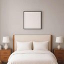 Ver imagem 5 de Cabeceira Casal Soft 150cm Frame MDF Courino e Bouclé Caramelo Off White Sallar Home