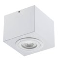 Ver imagem 1 de Luminária Plafon Branca Quadrada de Sobrepor 13x10,5cm Dital Iluminação Decoração