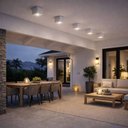 Ver imagem 5 de Luminária Plafon Branca Quadrada de Sobrepor 13x10,5cm Dital Iluminação Decoração