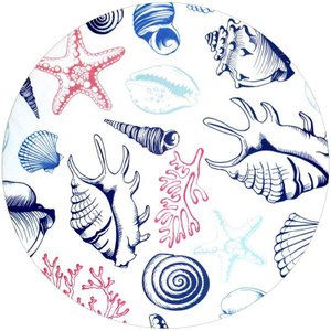 Kit 4 Capas para Sousplat Mar da Charlô 35cmx35cm