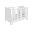Ver imagem 2 de Kit Berço Popy Cômoda Bolinha Peroba Branco Quarto Infantil