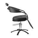 Ver imagem 2 de Cadeira de Cabeleireiro Hidráulica Dompel Futura Black Preto