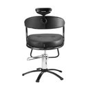 Ver imagem 3 de Cadeira de Cabeleireiro Hidráulica Dompel Futura Black Preto