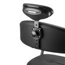 Ver imagem 6 de Cadeira de Cabeleireiro Hidráulica Dompel Futura Black Preto