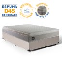Ver imagem 2 de Cama Box com Colchão de Espuma D45 Strong One Face Bege Queen 158cm