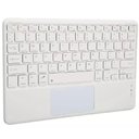 Ver imagem 1 de Kit Teclado e Mouse Touchpad para Tablet Bluetooth Recarregável Branco