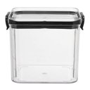 Ver imagem 6 de Pote Hermetico Tampa Vacuo Kit 2 Unidades Acrilico Transparente Veda Trava Cozinha