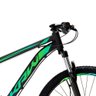Bicicleta Aro 29 Krw Alumínio 27 Vel Freio Hidráulico Suspensão com Trava S9 19 Preto-verde - 3