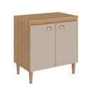 Ver imagem 1 de Balcão com Tampo 80cm 2 Portas Marti  Yescasa