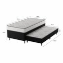 Ver imagem 2 de Premier Cama Box Unibox com Cama Aux 0,88x1,88x0,63 Yescasa