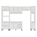 Ver imagem 2 de Cozinha Completa Amara 10 Portas 4 Gavetas 40250080 Branco - Politorno
