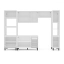 Ver imagem 3 de Cozinha Completa Amara 10 Portas 4 Gavetas 40250080 Branco - Politorno