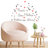 Adesivo Decoração de Parede Faça o Seu Melhor Todos Os Dias - 1