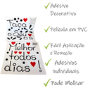 Ver imagem 3 de Adesivo Decoração de Parede Faça o Seu Melhor Todos Os Dias