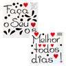 Adesivo Decoração de Parede Faça o Seu Melhor Todos Os Dias - 2