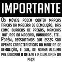 Ver imagem 3 de Espreguiçadeira Grande Moderna de Madeira Demolição Rústica Libertas Rosas Artesanato