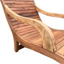 Ver imagem 5 de Espreguiçadeira Grande Moderna de Madeira Demolição Rústica Libertas Rosas Artesanato