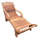 Ver imagem 1 de Espreguiçadeira Grande Moderna de Madeira Demolição Rústica Libertas Rosas Artesanato