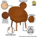 Ver imagem 4 de Kit Recepção 2 Poltronas 1 Namoradeira com Puff Resistente para Sala de Espera Decor Tecido Veludo