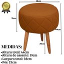Ver imagem 7 de Kit Recepção 2 Poltronas 1 Namoradeira com Puff Resistente para Sala de Espera Decor Tecido Veludo