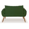 Kit Namoradeira Opala + 2 Poltronas para Sala Balaqui Decor Cor:verde - 9