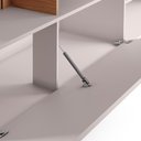 Ver imagem 4 de Estante Home Theater Maceió Freijó/off White para Tv até 65” com Pés - Colibri