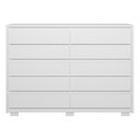Ver imagem 2 de Cômoda para Quarto 10 Gavetas Duetto Branco