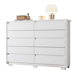 Cômoda 10 Gavetas 151cm X 109cm Duetto - 3