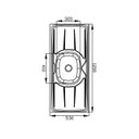 Ver imagem 6 de Pia de Cozinha em Aço Inox de 120cmx53cm Concretada com Válvula Inox 3.1/2 Pino Plus 30