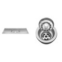 Ver imagem 4 de Pia de Cozinha em Aço Inox de 120CMX53CM Concretada com Válvula Inox 3.1/2 Pino Plus 30 Cinza Ghelplus