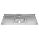 Ver imagem 2 de Pia de Cozinha em Aço Inox de 120CMX53CM Concretada com Válvula Inox 3.1/2 Pino Plus 30 Cinza Ghelplus