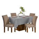 Ver imagem 1 de Kit C/ 10 Toalhas de Oxford 1,50mx1,50m Atacado Buffet Festa:cinza