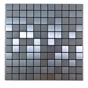 Ver imagem 1 de Pastilha Aluminio Adesiva Decoração Banheiro Cozinha Prata