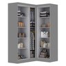 Guarda-roupa Modulação de Canto com Puxadores Mdf com Espelho Paris - 5