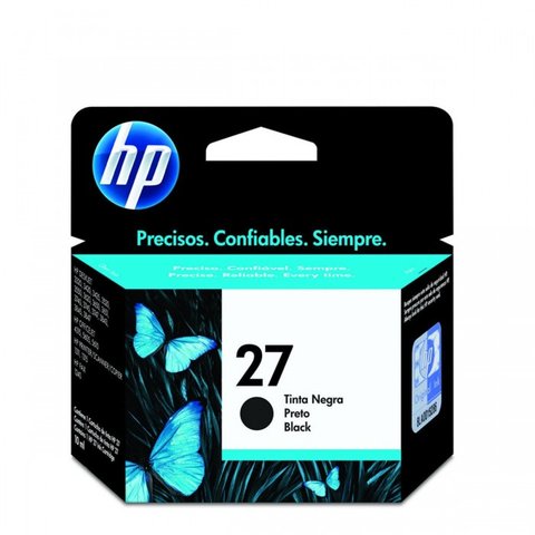 Cartucho Hp 27 C8727ab C8727al Preto