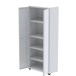 Armário de Aço 2 Portas 4 Prateleiras com Chave AP409SL - 6