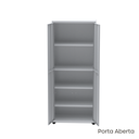 Ver imagem 3 de Armário de Aço 2 Portas 4 Prateleiras com Chave AP409SL