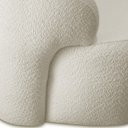 Ver imagem 7 de Sofá 3 Lugares Sala Orgânico 180cm Donk L08 Boucle Off White - Mpozenato