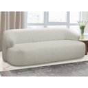 Ver imagem 2 de Sofá 3 Lugares Sala Orgânico 180cm Donk L08 Boucle Off White - Mpozenato