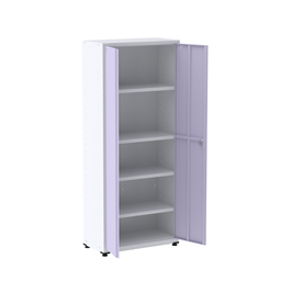 Armário de Aço 2 Portas 4 Prateleiras com Chave AP409SL - 10