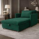 Ver imagem 2 de Poltrona Cama Mônica Suede Decorativa Confortável Moderna Sala Quarto Recepção
