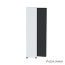 Ver imagem 6 de Armário de Aço 2 Portas 4 Prateleiras com Chave AP409SL