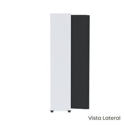 Armário de Aço 2 Portas 4 Prateleiras com Chave AP409SL - 6