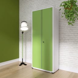 Armário de Aço 2 Portas 4 Prateleiras com Chave AP409SL - 2