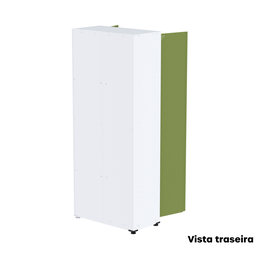 Armário de Aço 2 Portas 4 Prateleiras com Chave AP409SL - 18