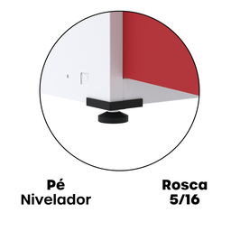 Armário de Aço 2 Portas 4 Prateleiras com Chave AP409SL - 12